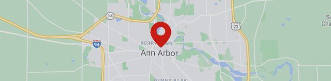 Google Map Shot of Ann Arbor Michigan